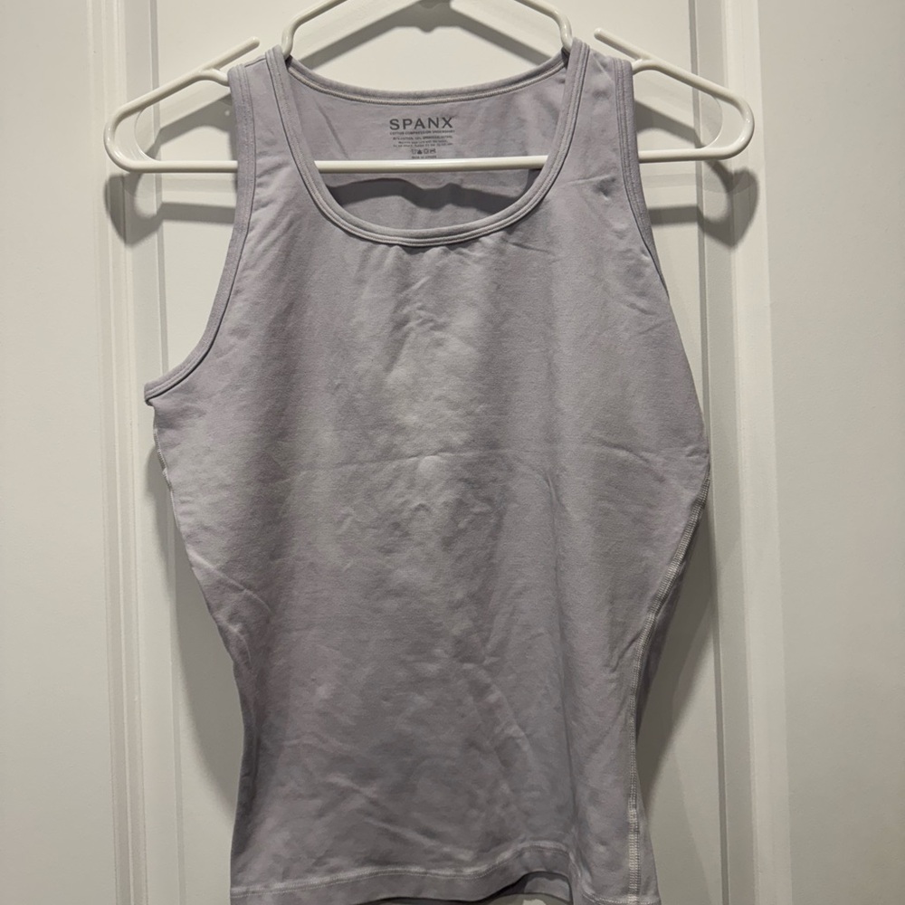Spanx Women's Cotton Compression Undershirt Grey